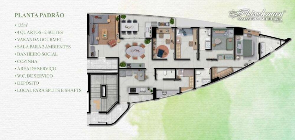 Apartamento, 4 quartos, 135 m² - Foto 5