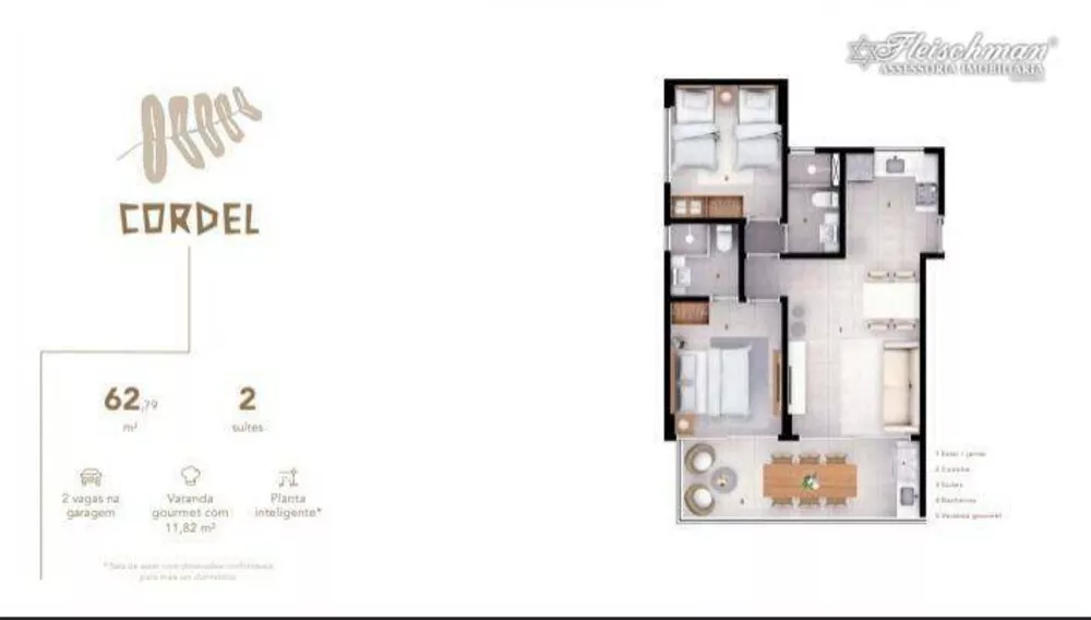 Apartamento, 1 quarto, 36 m² - Foto 2