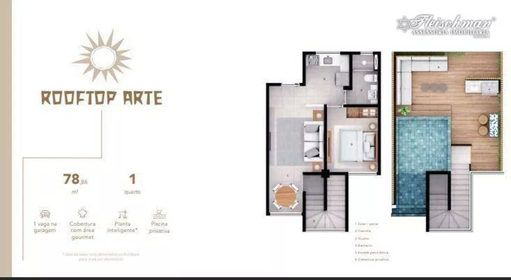 Apartamento, 1 quarto, 36 m² - Foto 5