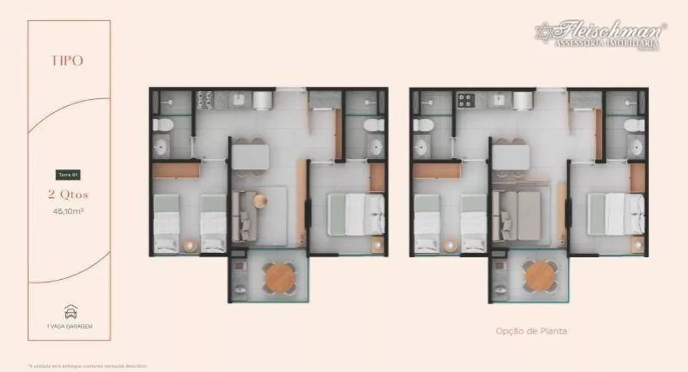 Apartamento, 2 quartos, 50 m² - Foto 3