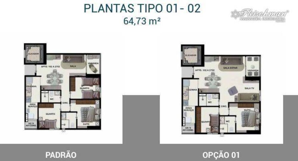 Apartamento, 3 quartos, 64 m² - Foto 10