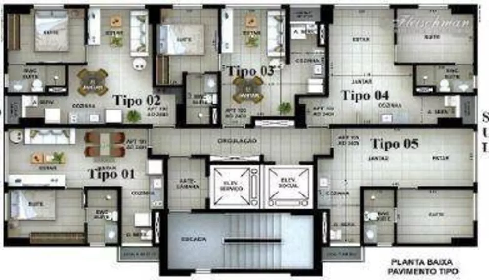 Apartamento, 1 quarto, 33 m² - Foto 2