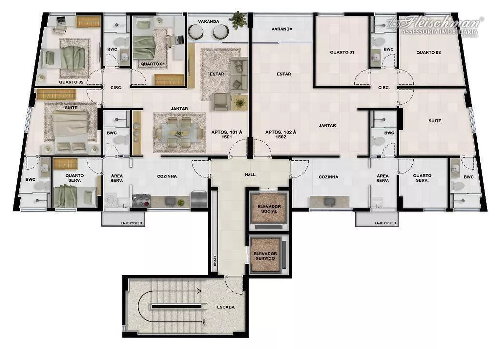 Apartamento, 3 quartos, 86 m² - Foto 8