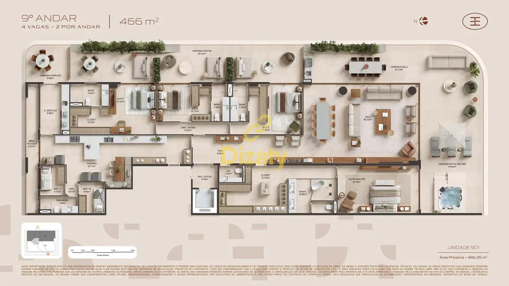 Apartamento, 4 quartos - Foto 8