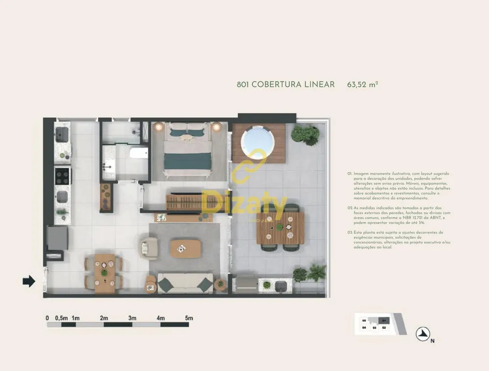 Apartamento, 1 quarto, 34 m² - Foto 13