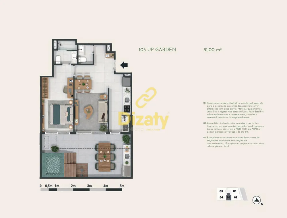Apartamento, 1 quarto, 34 m² - Foto 18