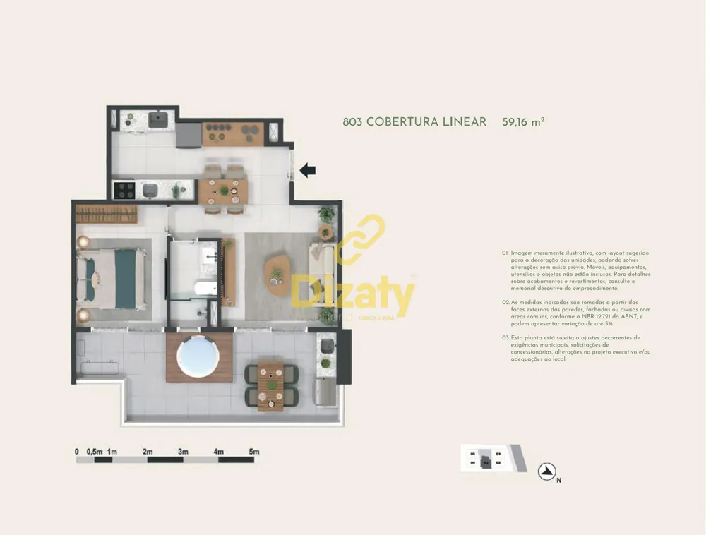 Apartamento, 1 quarto, 34 m² - Foto 24