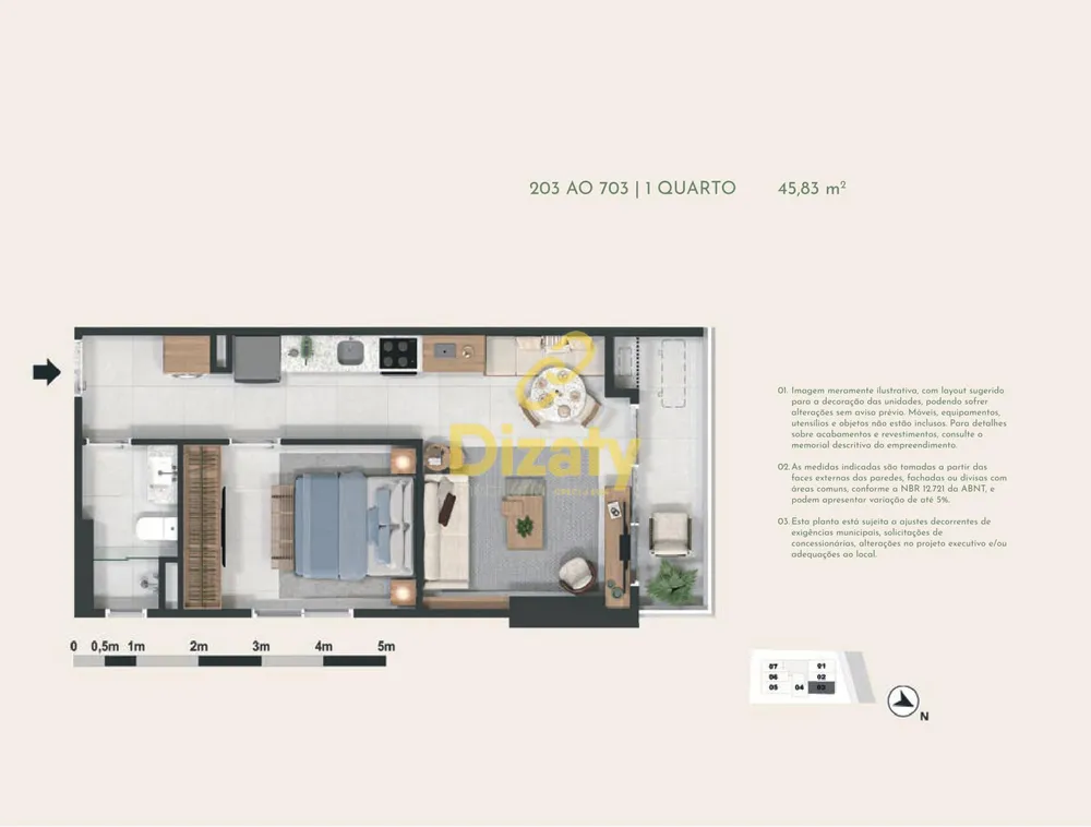 Apartamento, 1 quarto, 34 m² - Foto 31