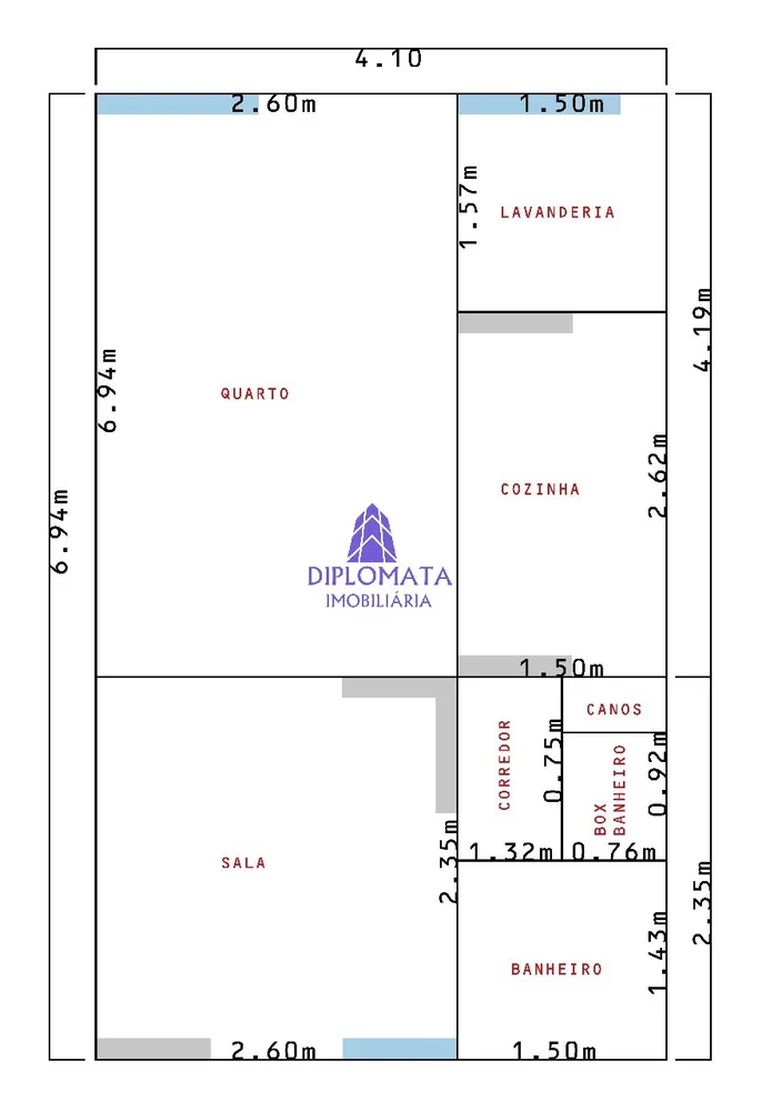 Kitnet-Studio, 43 m² - Foto 3
