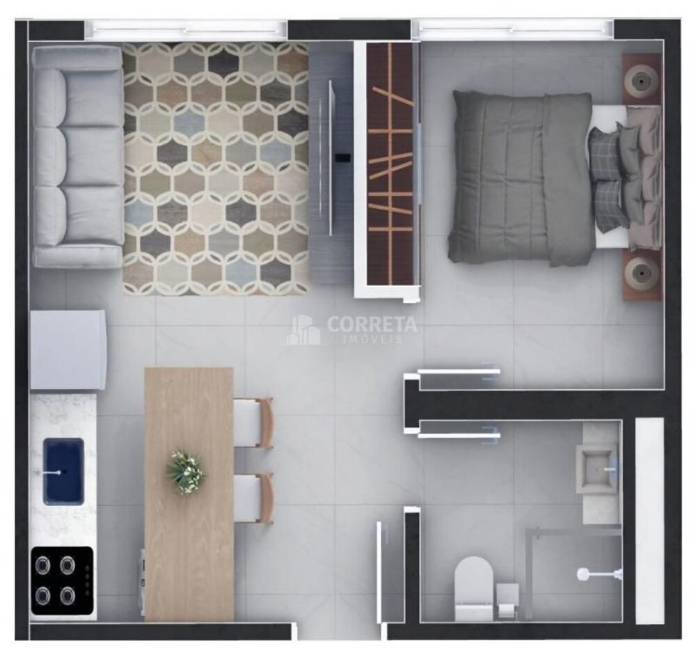Apartamento, 1 quarto, 31 m² - Foto 7