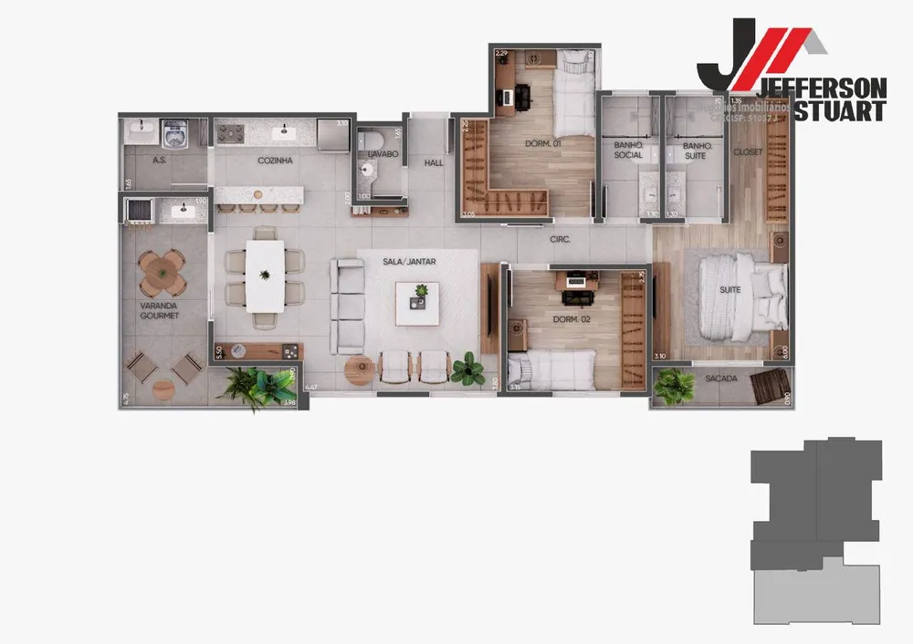 Apartamento, 3 quartos - Foto 5