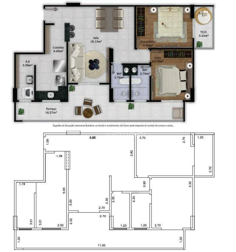 Apartamento, 2 quartos, 86 m² - Foto 4