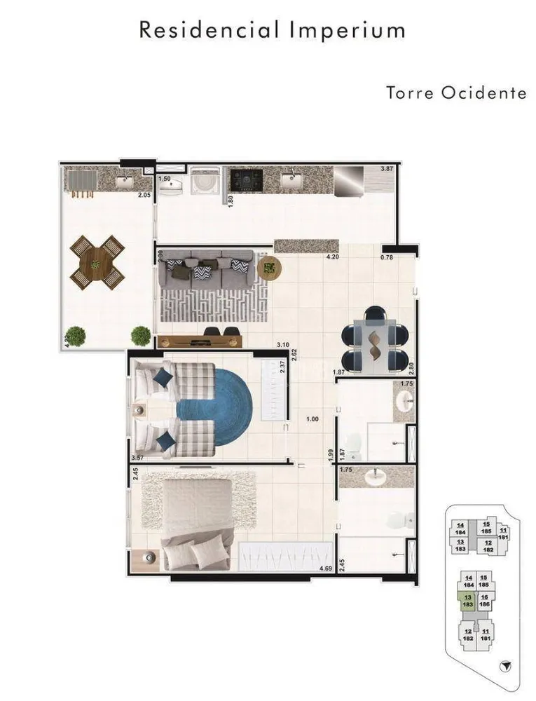 Apartamento, 2 quartos, 70 m² - Foto 4