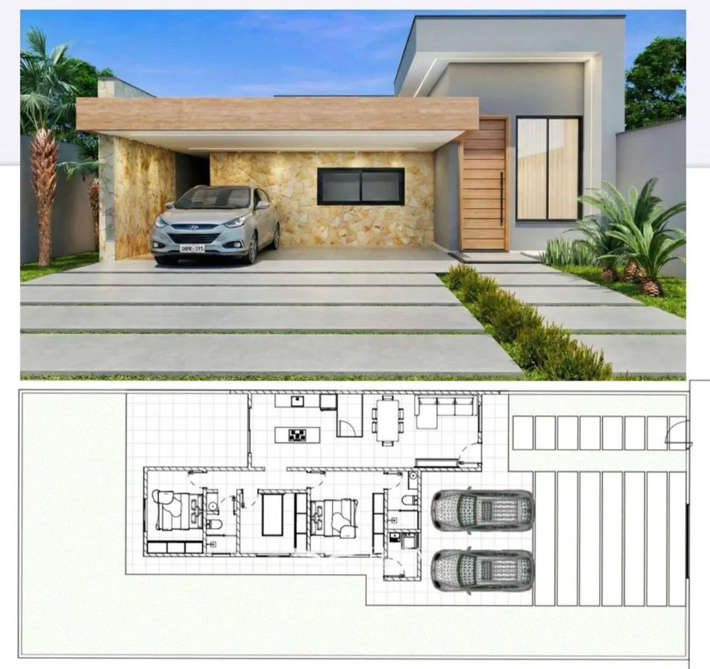 Casa, 3 quartos, 115 m² - Foto 2