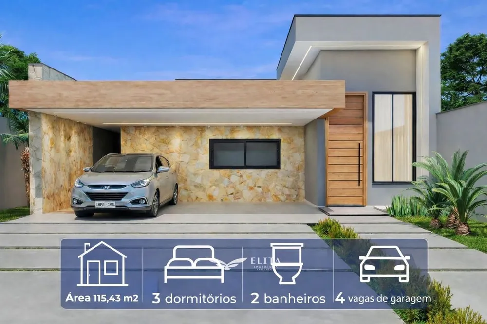 Casa, 3 quartos, 115 m² - Foto 1