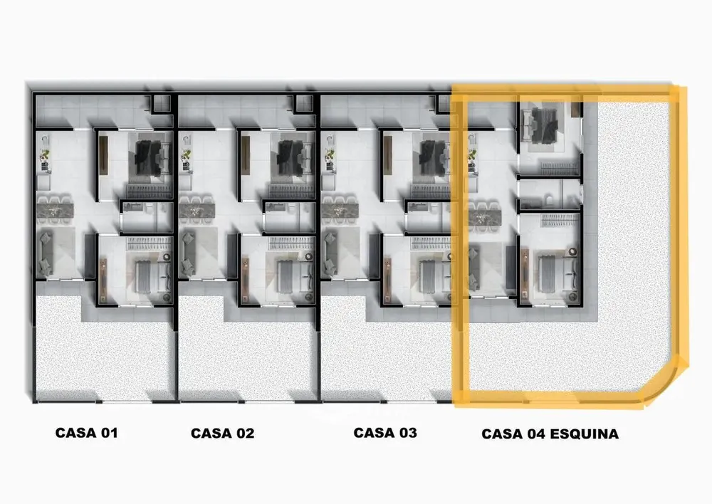 Casa, 2 quartos, 48 m² - Foto 8
