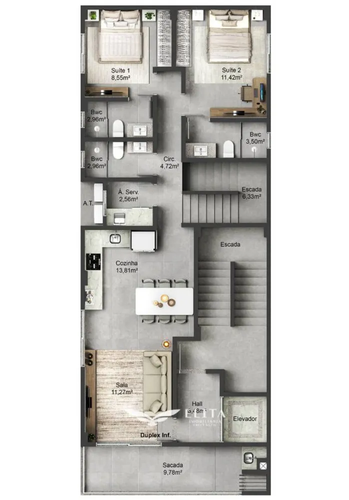 Apartamento, 3 quartos, 91 m² - Foto 11