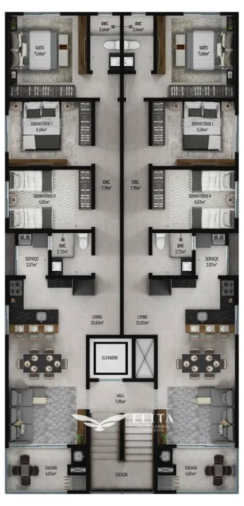 Apartamento, 3 quartos, 84 m² - Foto 16