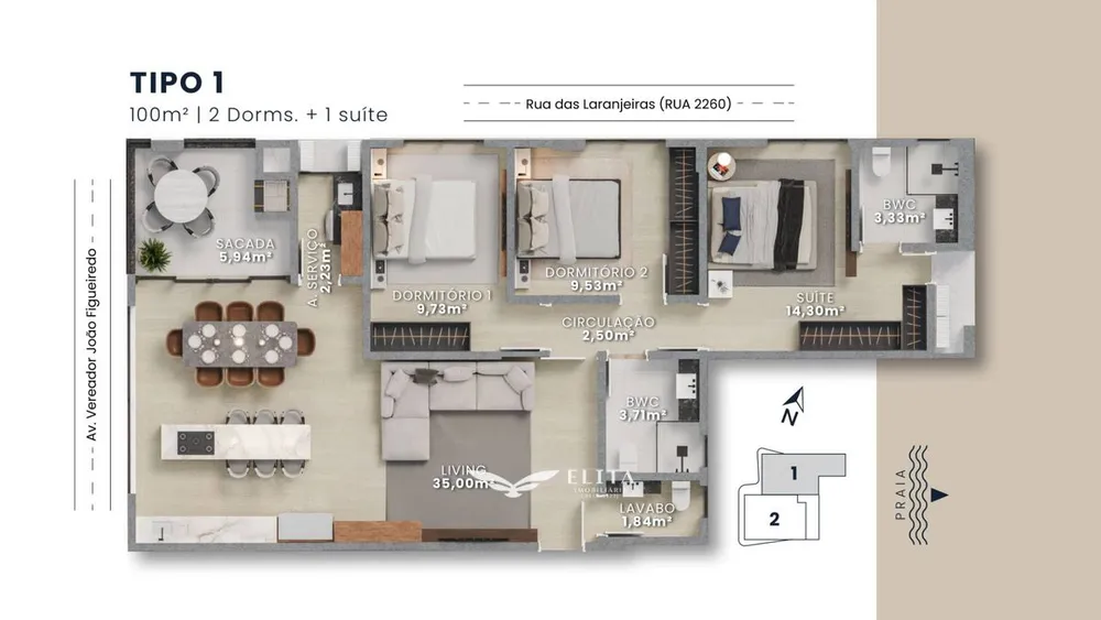 Apartamento, 3 quartos, 93 m² - Foto 11