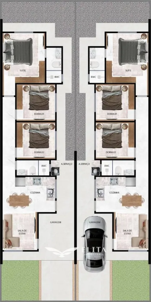 Casa, 3 quartos, 83 m² - Foto 3
