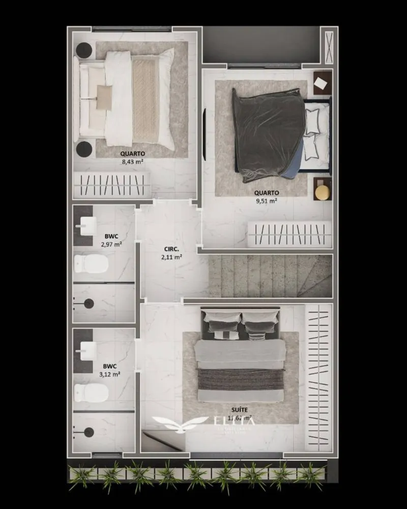 Sobrado, 3 quartos, 93 m² - Foto 9