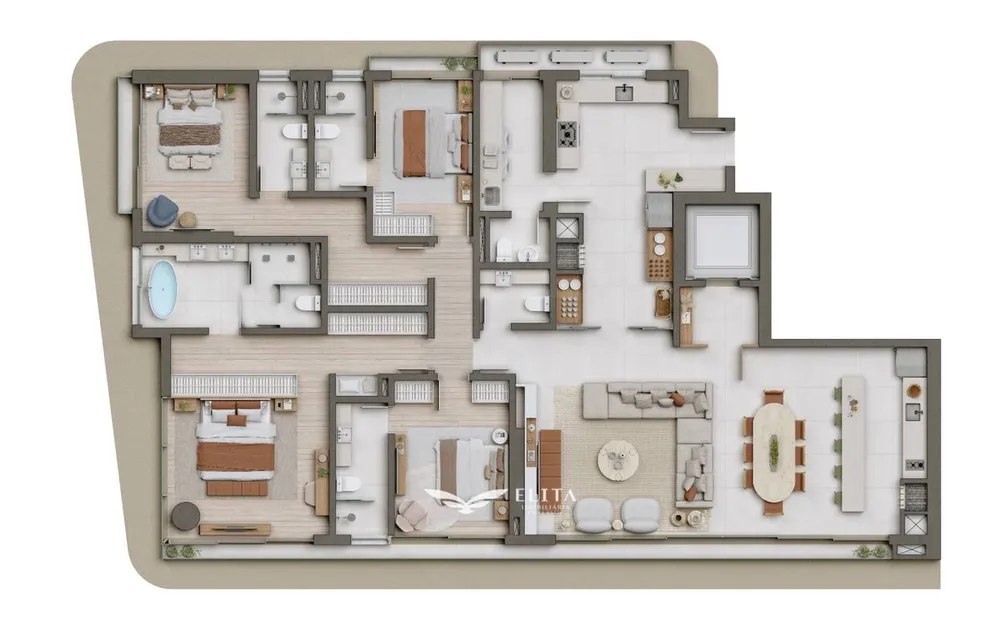Apartamento, 3 quartos, 215 m² - Foto 11