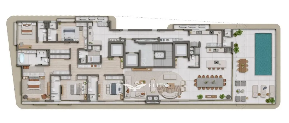 Apartamento, 3 quartos, 215 m² - Foto 12