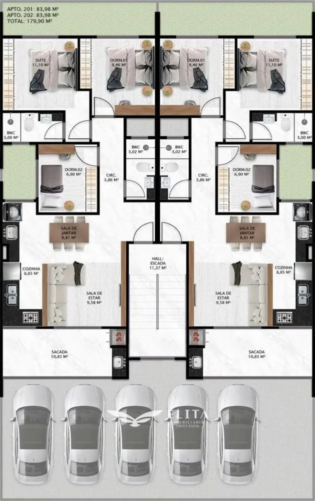 Apartamento, 3 quartos, 83 m² - Foto 12