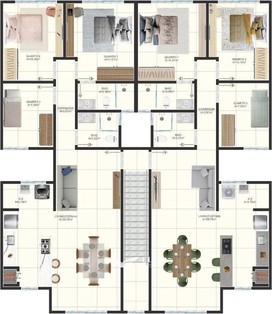 Apartamento, 2 quartos, 61 m² - Foto 11