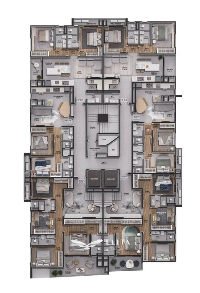 Apartamento, 2 quartos, 60 m² - Foto 4