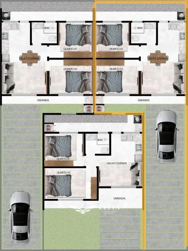 Casa, 2 quartos, 48 m² - Foto 6