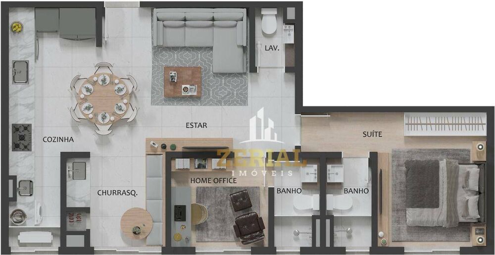 Apartamento, 2 quartos, 69 m² - Foto 4