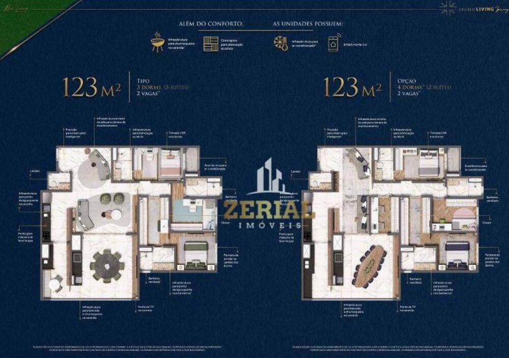 Apartamento, 3 quartos, 123 m² - Foto 1