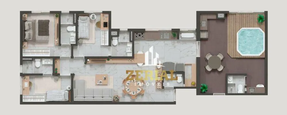 Cobertura, 3 quartos, 121 m² - Foto 8