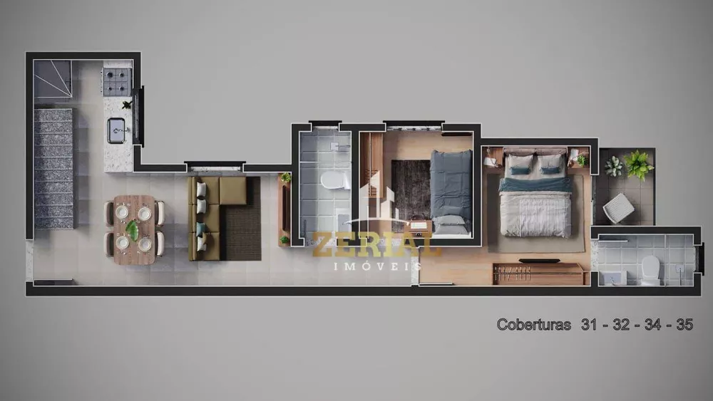 Cobertura, 2 quartos, 87 m² - Foto 10