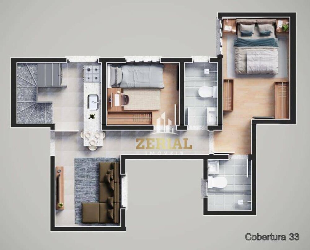Cobertura, 2 quartos, 87 m² - Foto 8