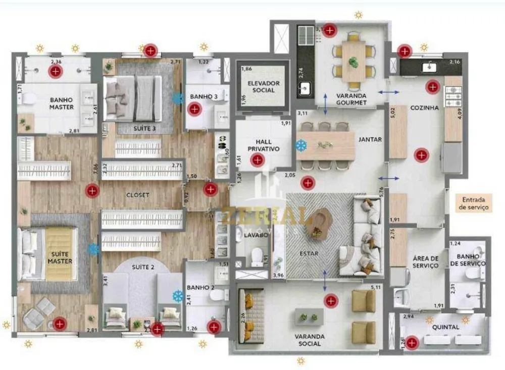 Apartamento, 3 quartos, 160 m² - Foto 8