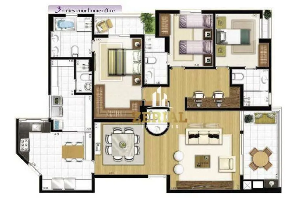 Apartamento, 3 quartos, 156 m² - Foto 9