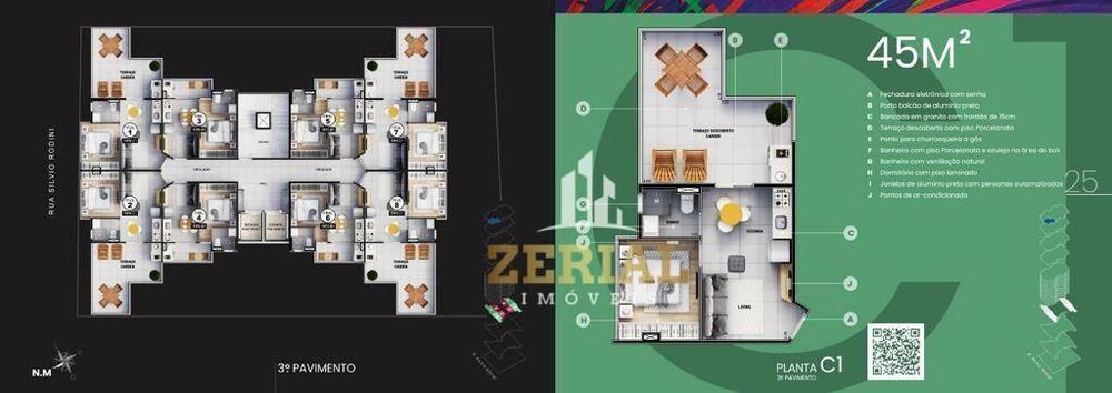 Apartamento, 1 quarto, 45 m² - Foto 3