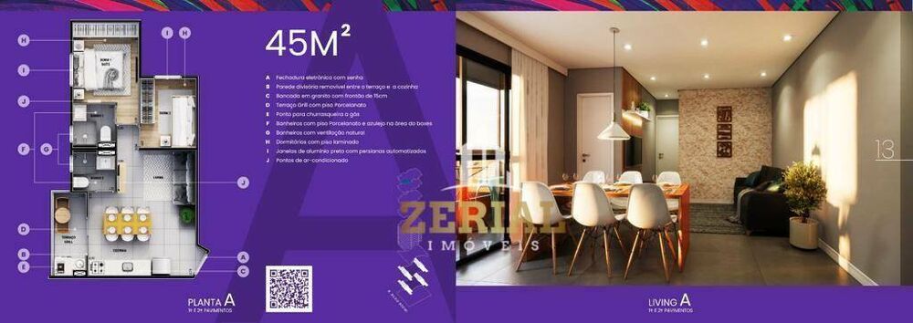 Apartamento, 2 quartos, 45 m² - Foto 2