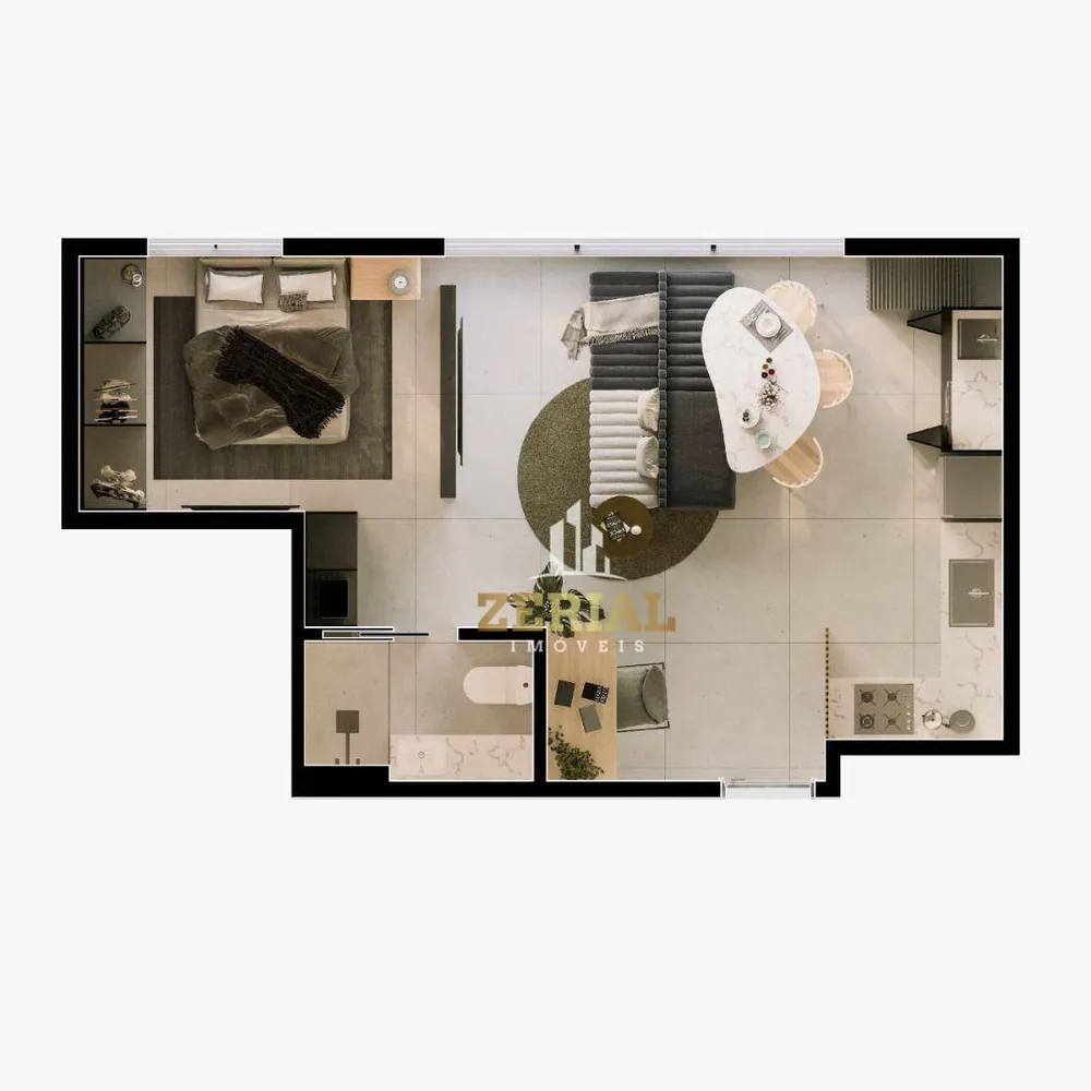 Kitnet-Studio, 36 m² - Foto 9