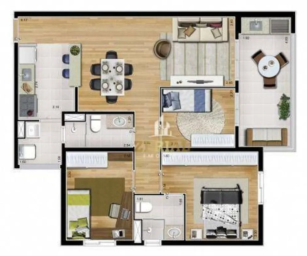 Apartamento, 2 quartos, 65 m² - Foto 7