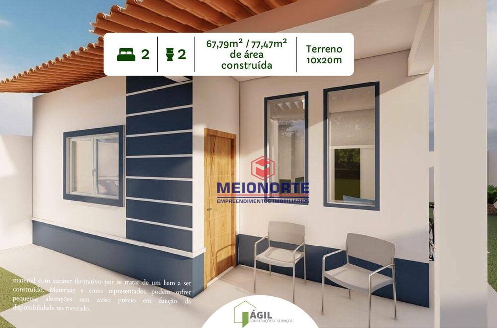 Casa de Condomínio à venda com 2 quartos, 77m² - Foto 1