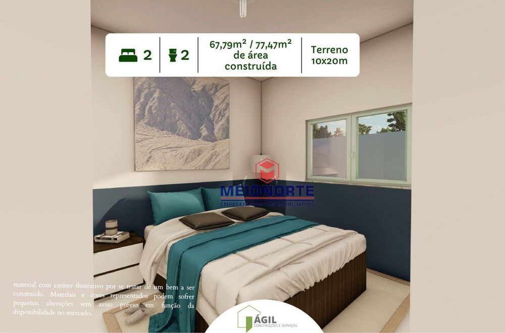 Casa de Condomínio à venda com 2 quartos, 77m² - Foto 2