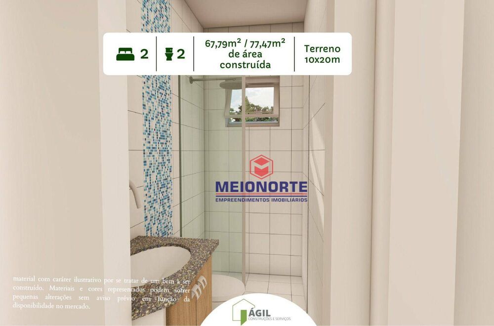 Casa de Condomínio à venda com 2 quartos, 77m² - Foto 3