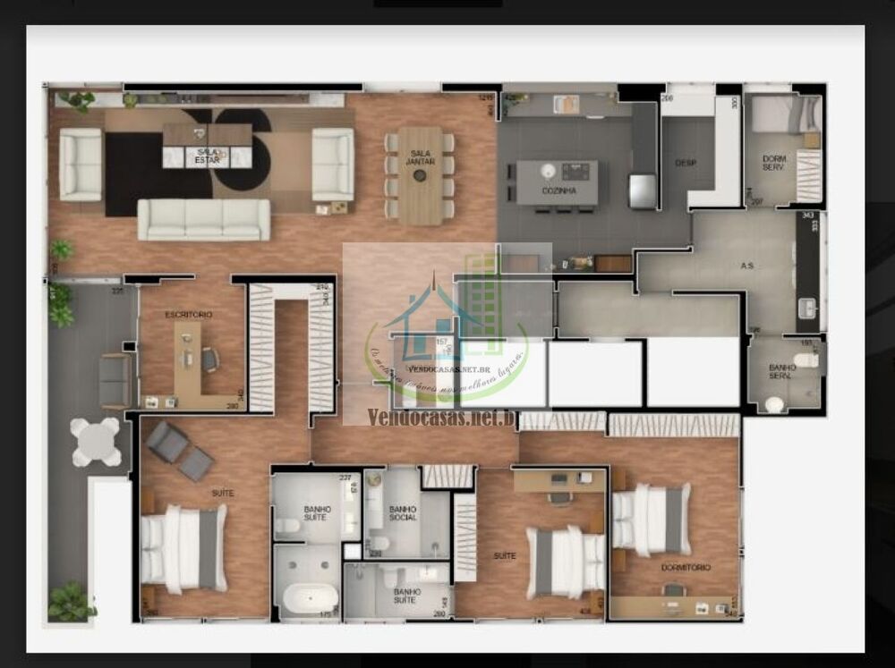 Apartamento, 3 quartos, 270 m² - Foto 13