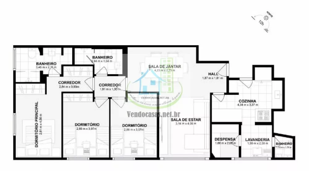 Apartamento à venda com 3 quartos, 106m² - Foto 27