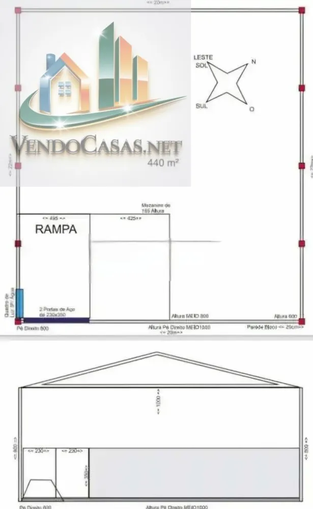 Depósito-Galpão, 440 m² - Foto 7