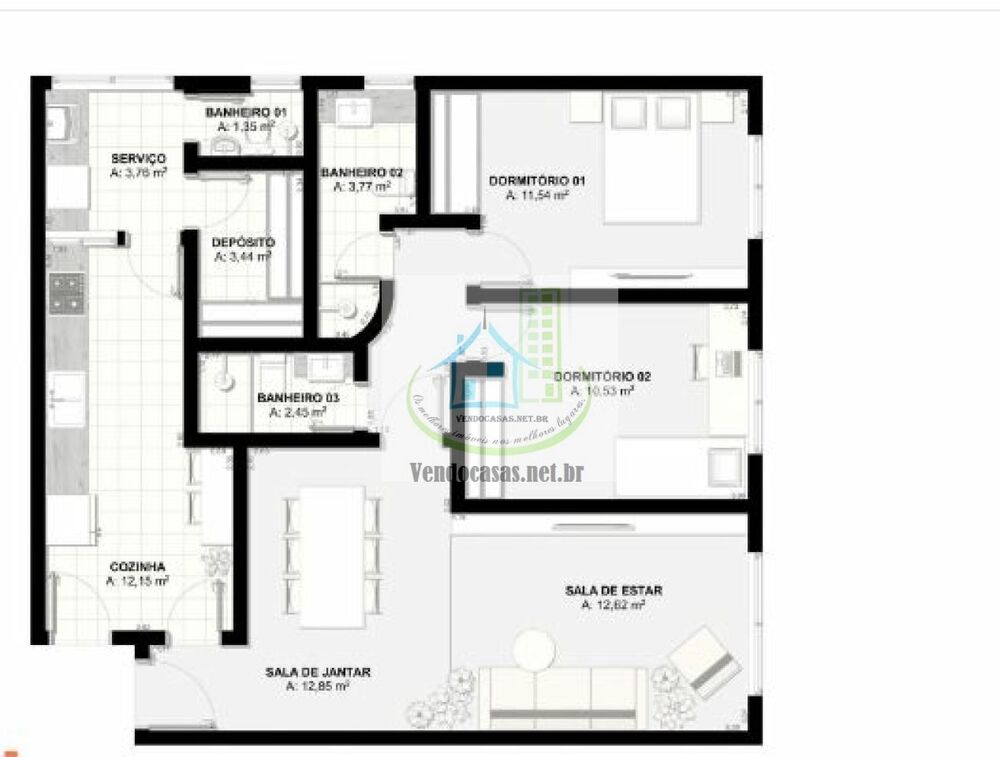 Apartamento, 2 quartos, 89 m² - Foto 4