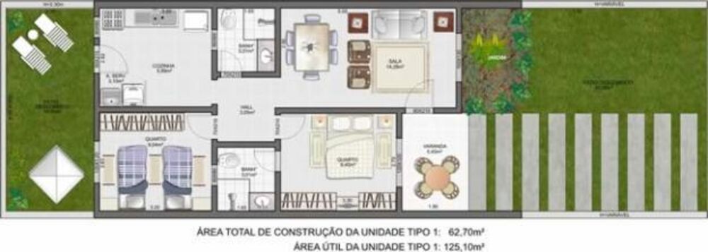 Casa de Condomínio, 2 quartos - Foto 7